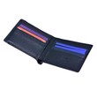 Tumbled Leather Wallet & Tumbled Belt (Matte Black Buckle) Gift Set